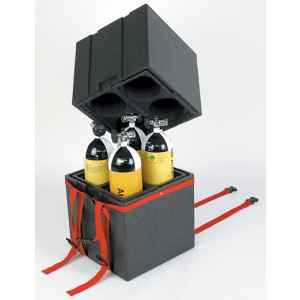 EPP-Transportbox für Atemluft-Flaschen