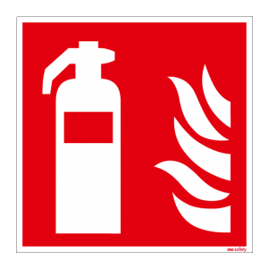 Brandschutzschild ISO 7010 / F001 Feuerlöscher