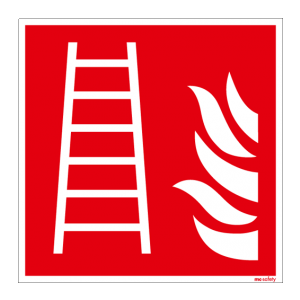 Brandschutzschild ISO 7010 / F003 Leiter
