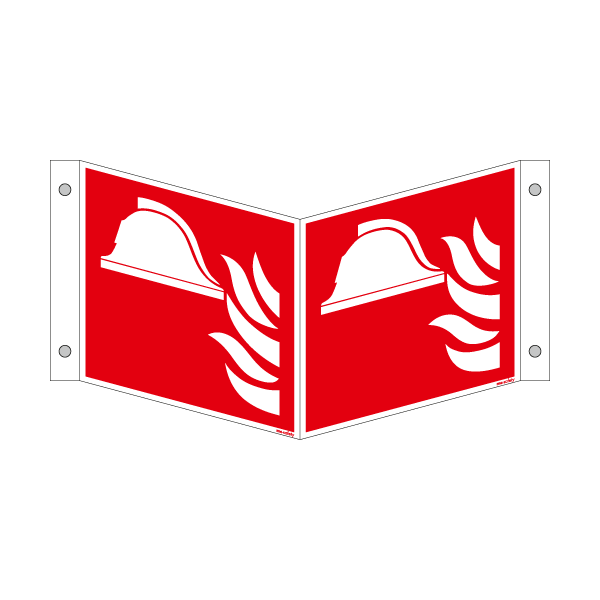 Brandschutzschild ISO 7010 / F004 Mittel und Gerät zur Brandbekämpfung