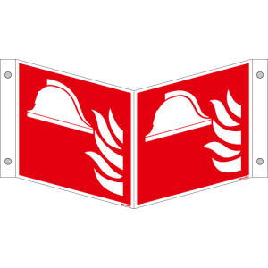 Brandschutzschild ISO 7010 / F004 Mittel und Gerät...