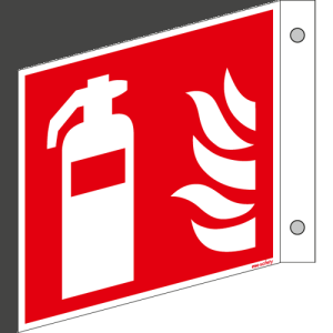 Brandschutzschild ISO 7010 / F001 Feuerl&ouml;scher