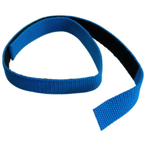 Klettband für Schlauchpaket, blau, 700 x 25 mm